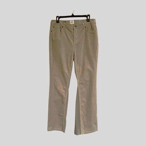 St. John's Bay Women's Corduroy Pants Straight Leg Khaki Size 12